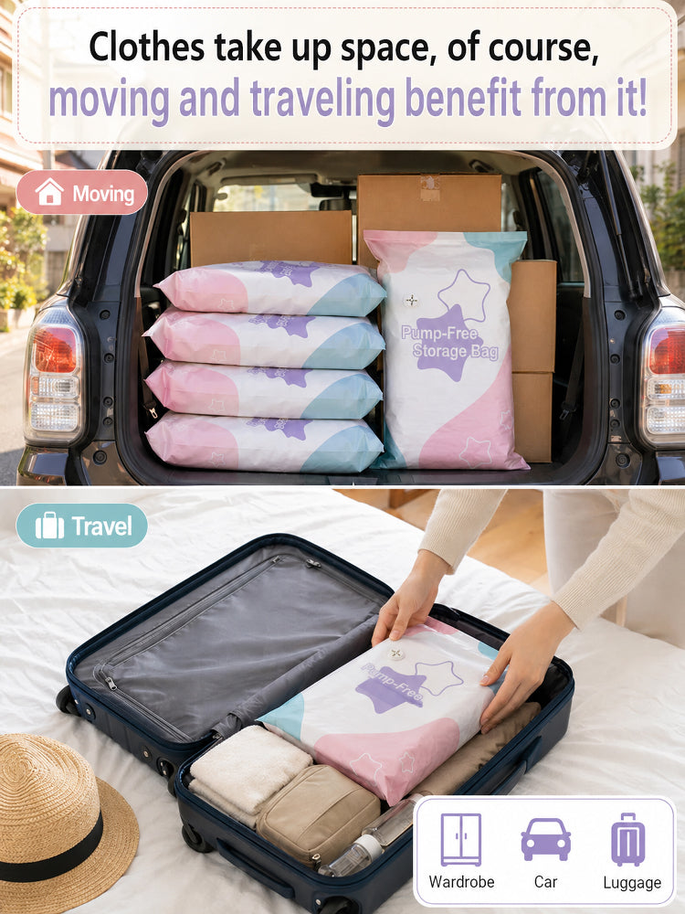 ✨⏰Vacuum Compression Bag Without Air Extraction