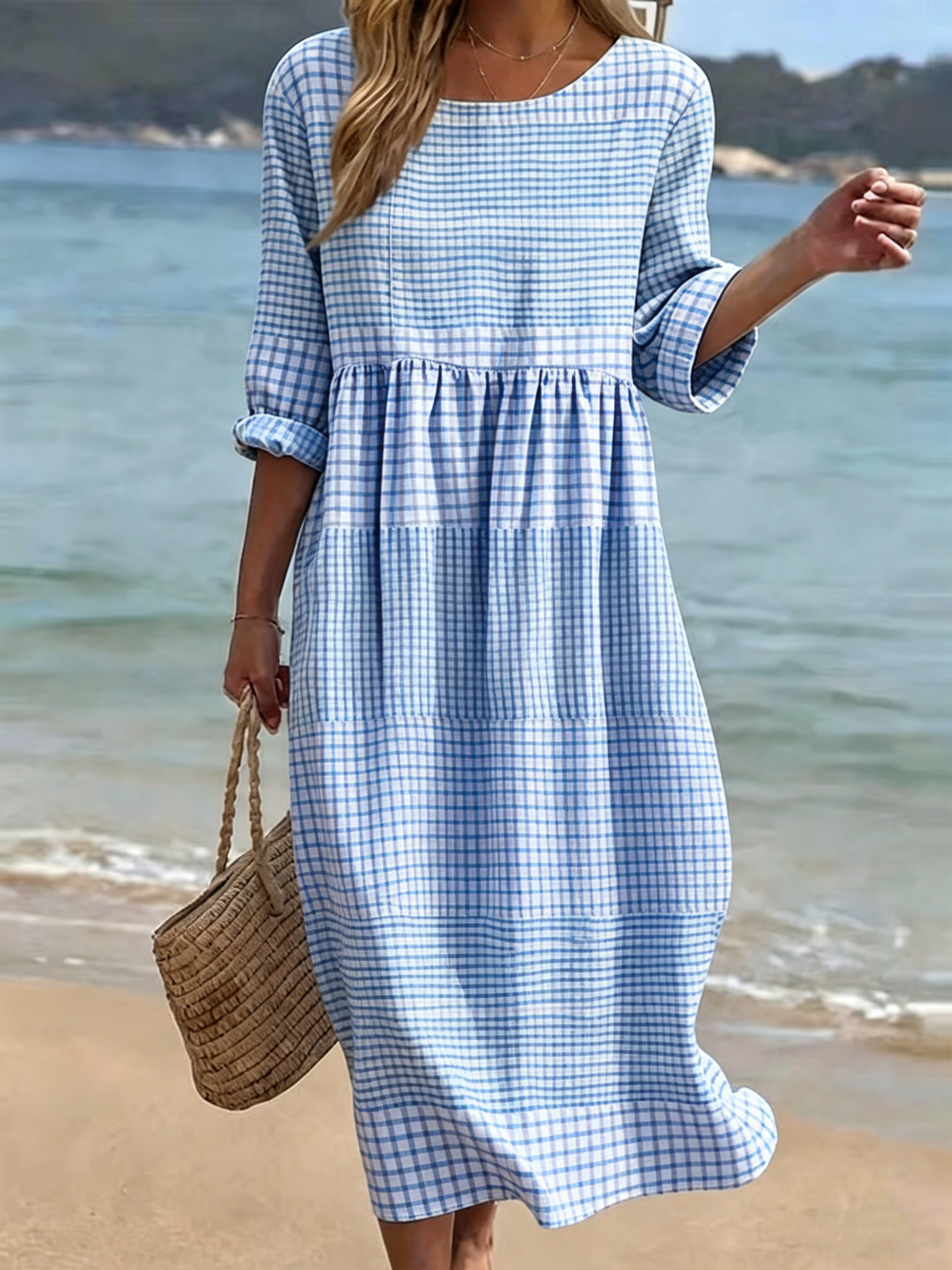 🎁New Arrivals🔥 Women's Cotton-Linen Dress