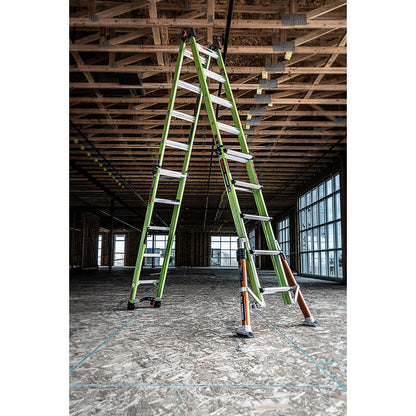 🎉Model 22, Version 1A Fiberglass “Little Giant” All-Terrain Conqueror Ladder（🎁Special Sale—Free Shipping）