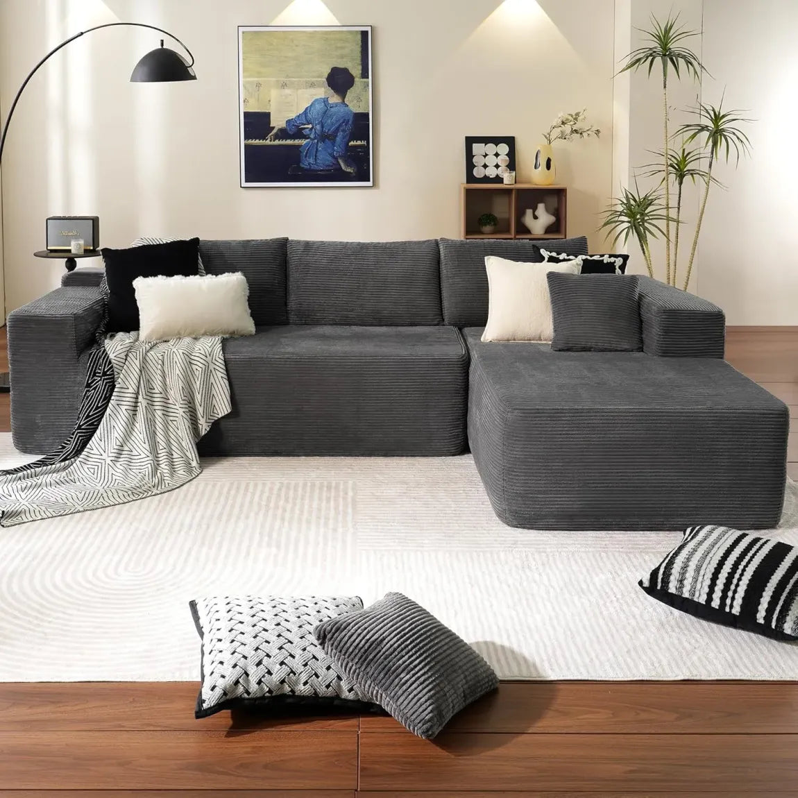 🎉Malist L-Shape Couch（🎁Special Sale—Free Shipping）