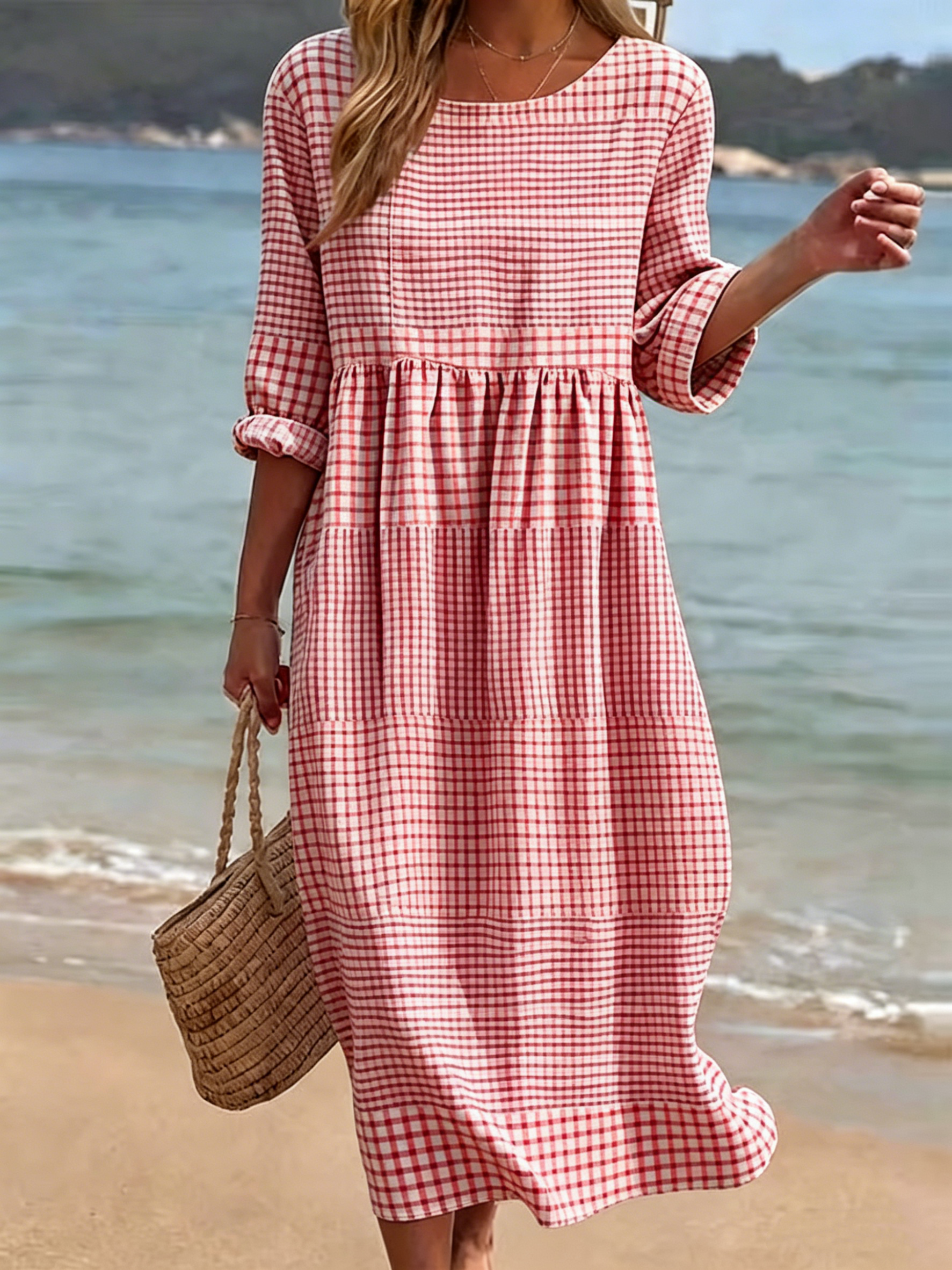 🎁New Arrivals🔥 Women's Cotton-Linen Dress