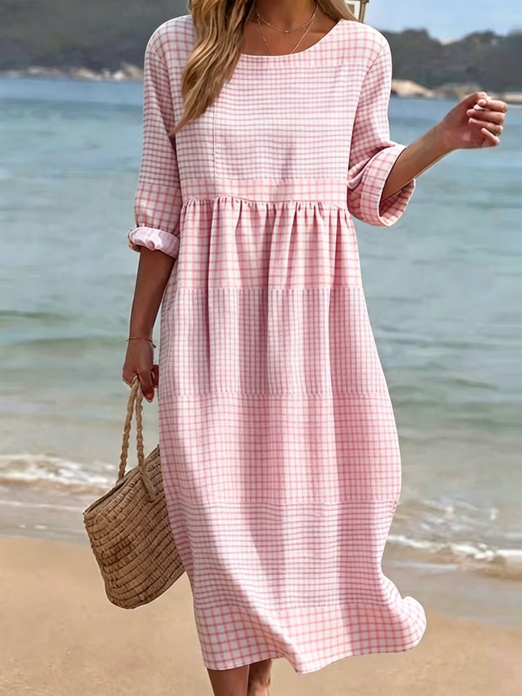 🎁New Arrivals🔥 Women's Cotton-Linen Dress