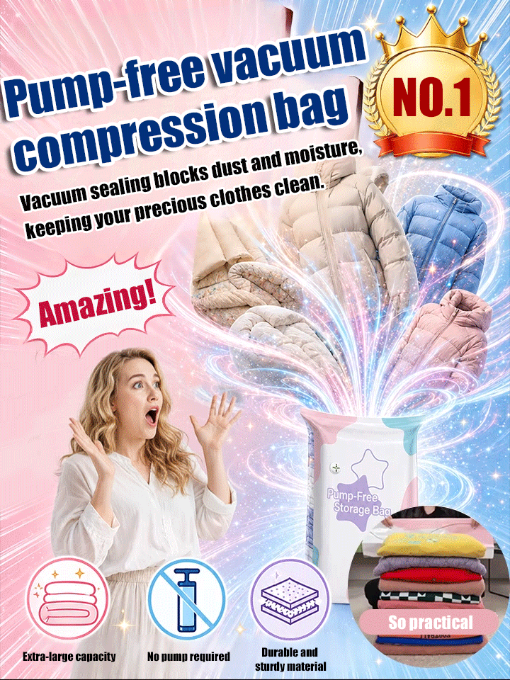 ✨⏰Vacuum Compression Bag Without Air Extraction