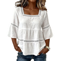 🎁New Arrivals🔥Elegant Square Neck Summer Blouse