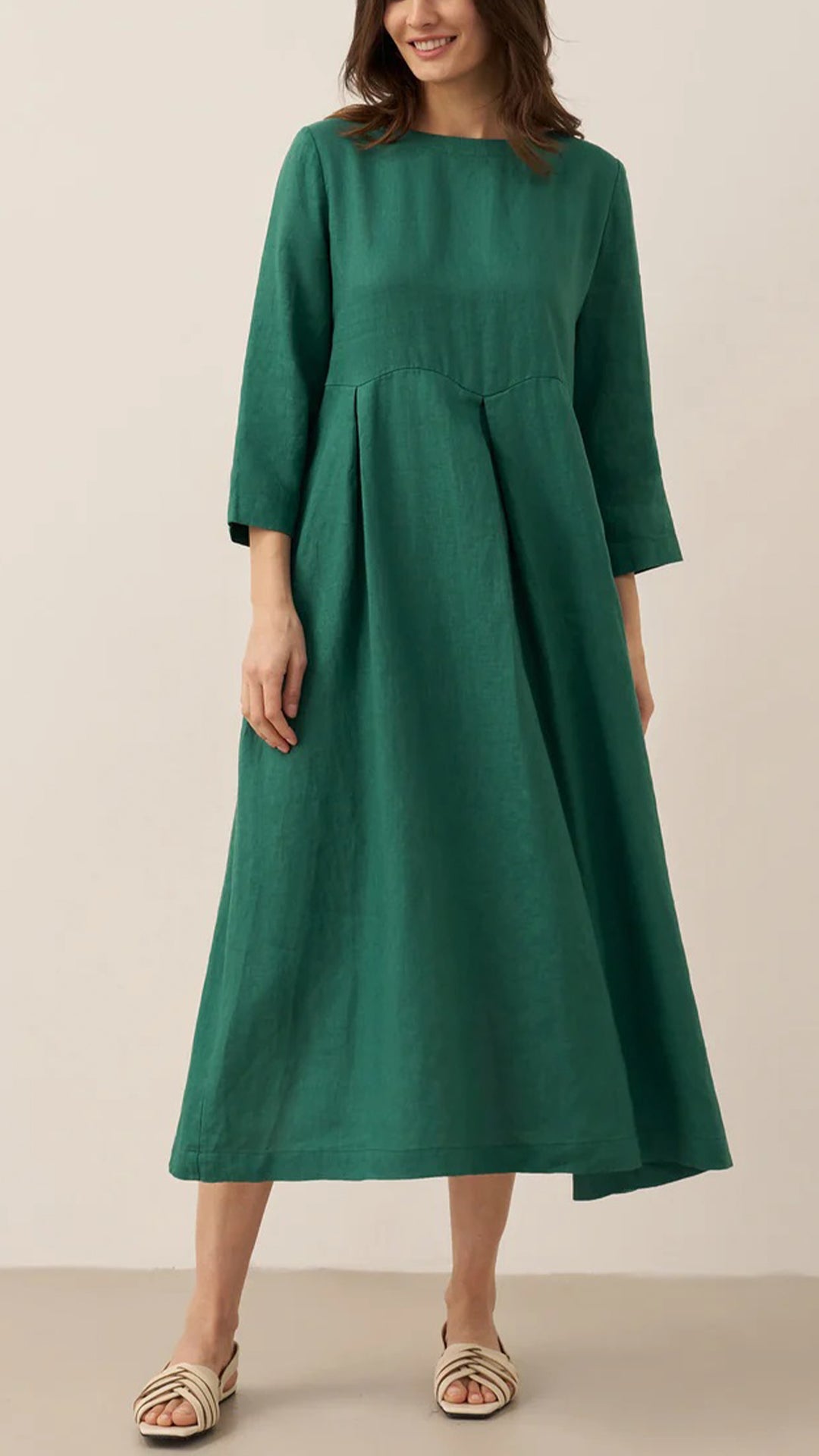 🎁New Arrivals🔥Women's Loose Cotton-Linen Midi Dress