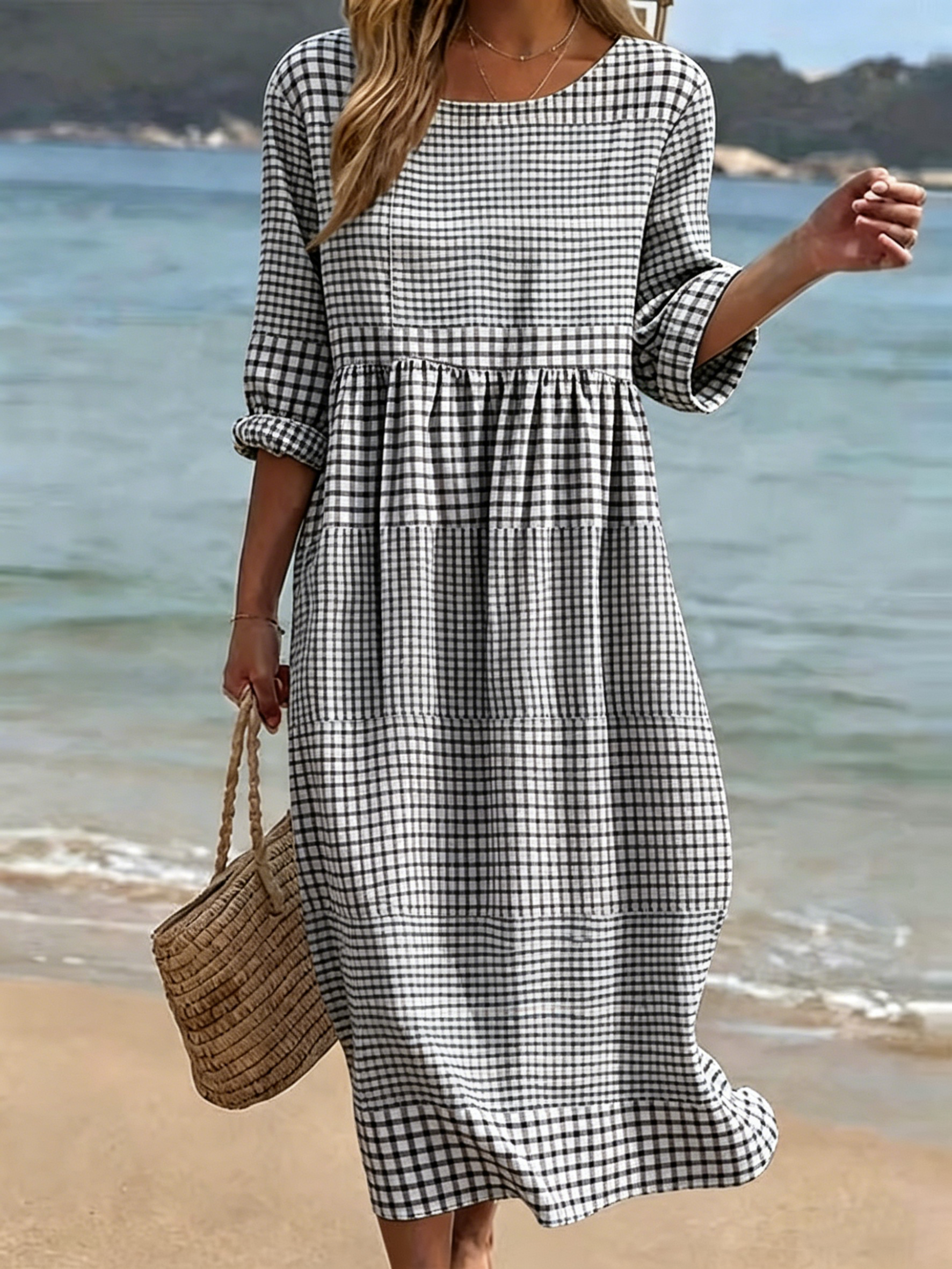 🎁New Arrivals🔥 Women's Cotton-Linen Dress