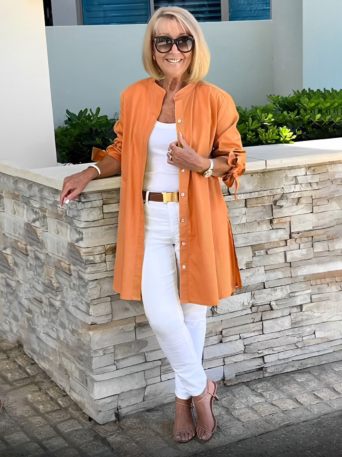 🎁New Arrivals🔥Women's Solid Color Swing Shirt Jacket