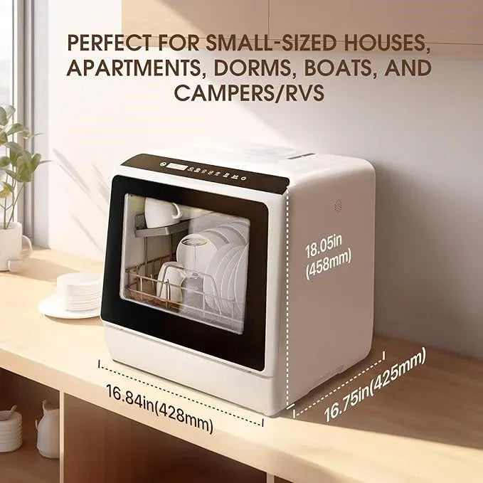 🎉Compact Countertop Dishwasher – Big Power（🎁Special Sale—Free Shipping）