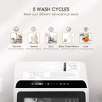 🎉Compact Countertop Dishwasher – Big Power（🎁Special Sale—Free Shipping）