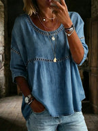 🤲LAST DAY SAVE 49% ⏰Women's Vintage Casual Loose Linen Blouse Shirt