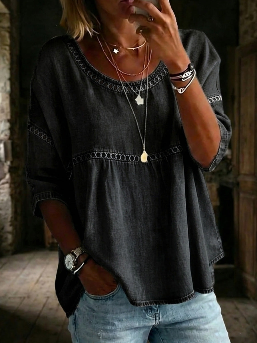 🤲LAST DAY SAVE 49% ⏰Women's Vintage Casual Loose Linen Blouse Shirt
