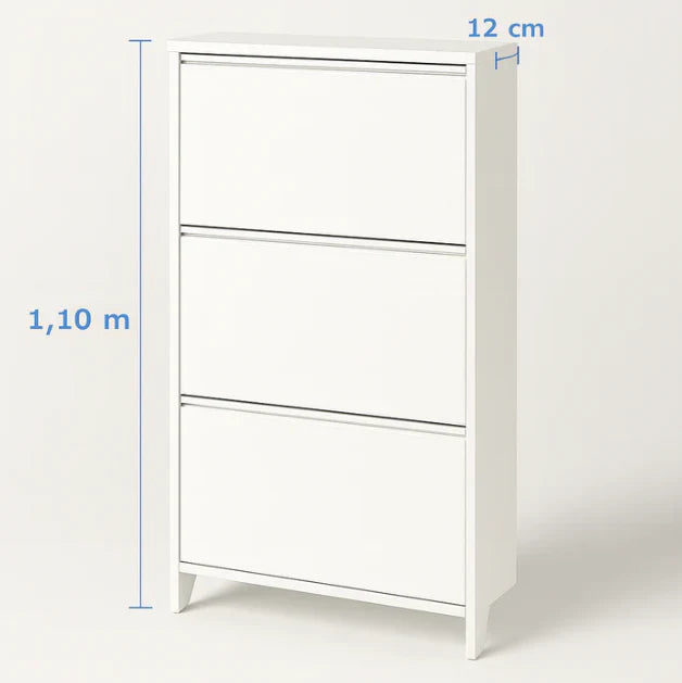 🎉Ez Thin Wooden Shoe Rack – 3 Doors（🎁Special Sale—Free Shipping）