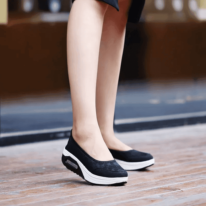Trendy Must-Have! Only a Few Left! ✨🥿💫Women's Daily Comfortable Breathable Shockproof Arch Support Orthopedic Slip-on Sneakers