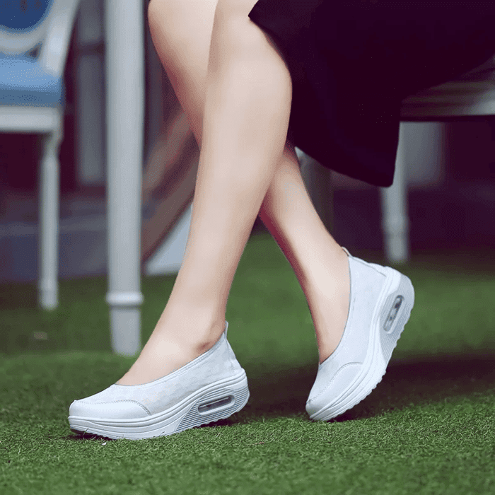 Trendy Must-Have! Only a Few Left! ✨🥿💫Women's Daily Comfortable Breathable Shockproof Arch Support Orthopedic Slip-on Sneakers