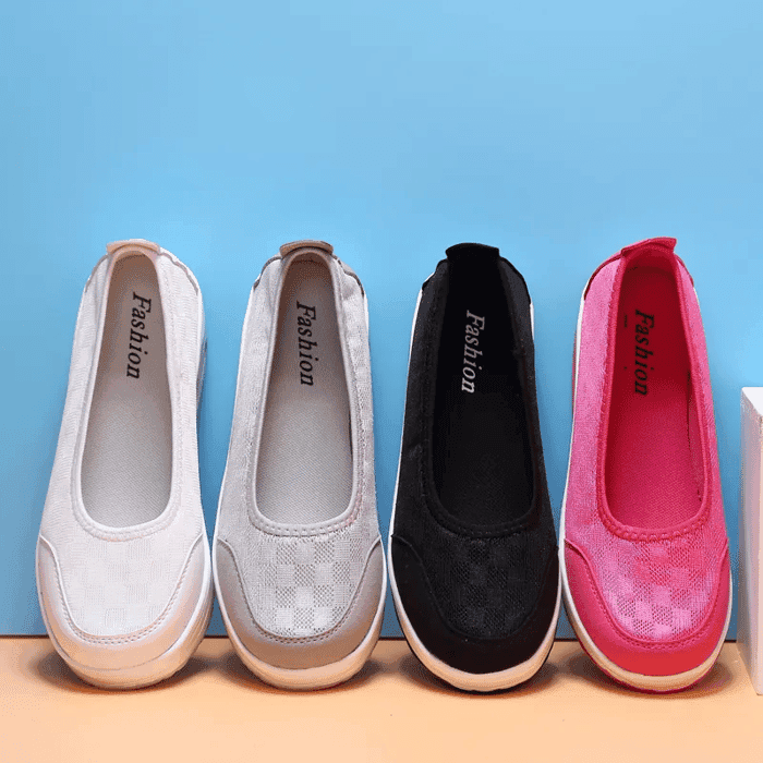 Trendy Must-Have! Only a Few Left! ✨🥿💫Women's Daily Comfortable Breathable Shockproof Arch Support Orthopedic Slip-on Sneakers