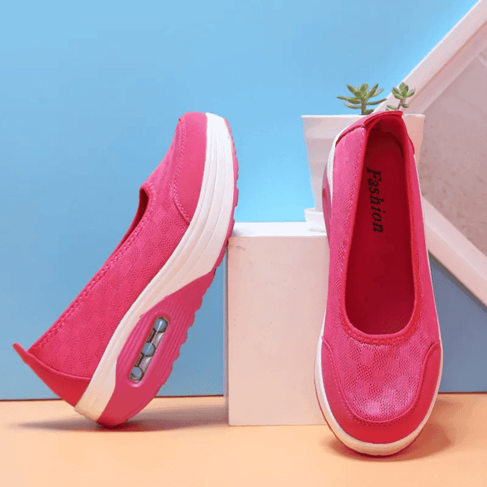 Trendy Must-Have! Only a Few Left! ✨🥿💫Women's Daily Comfortable Breathable Shockproof Arch Support Orthopedic Slip-on Sneakers