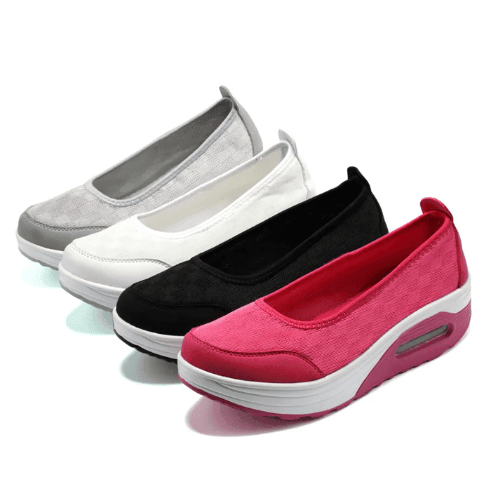 Trendy Must-Have! Only a Few Left! ✨🥿💫Women's Daily Comfortable Breathable Shockproof Arch Support Orthopedic Slip-on Sneakers