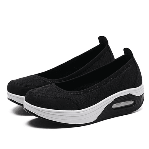 Trendy Must-Have! Only a Few Left! ✨🥿💫Women's Daily Comfortable Breathable Shockproof Arch Support Orthopedic Slip-on Sneakers