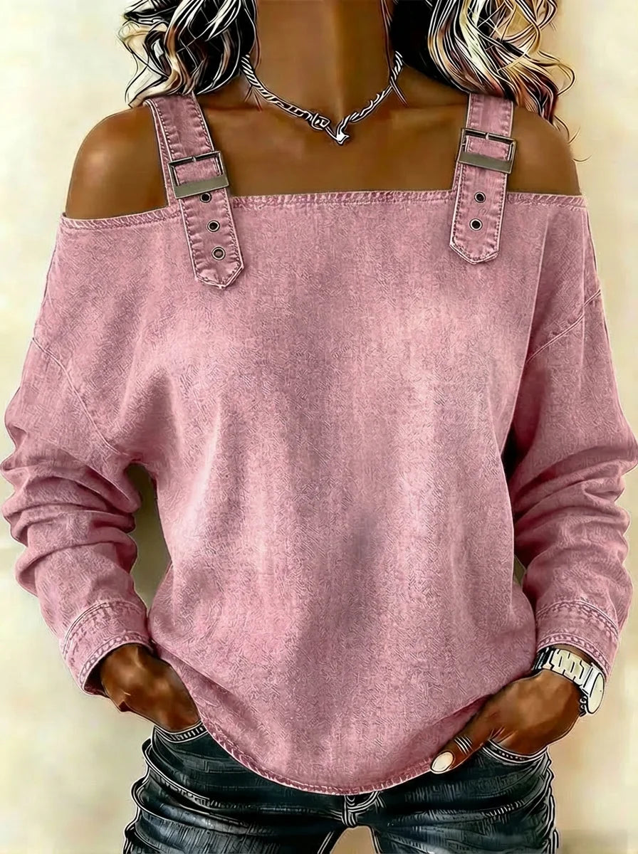 💛Women's sleeveless denim shirt
