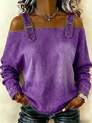 💛Women's sleeveless denim shirt