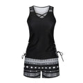 Women’s Printed Tankini Swimsuit Set