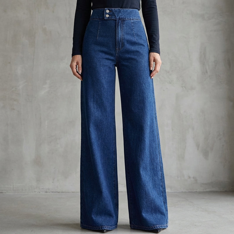 🎁2026 New Arrivals 50% OFF💥Women's High-Waist Wide-Leg Jeans