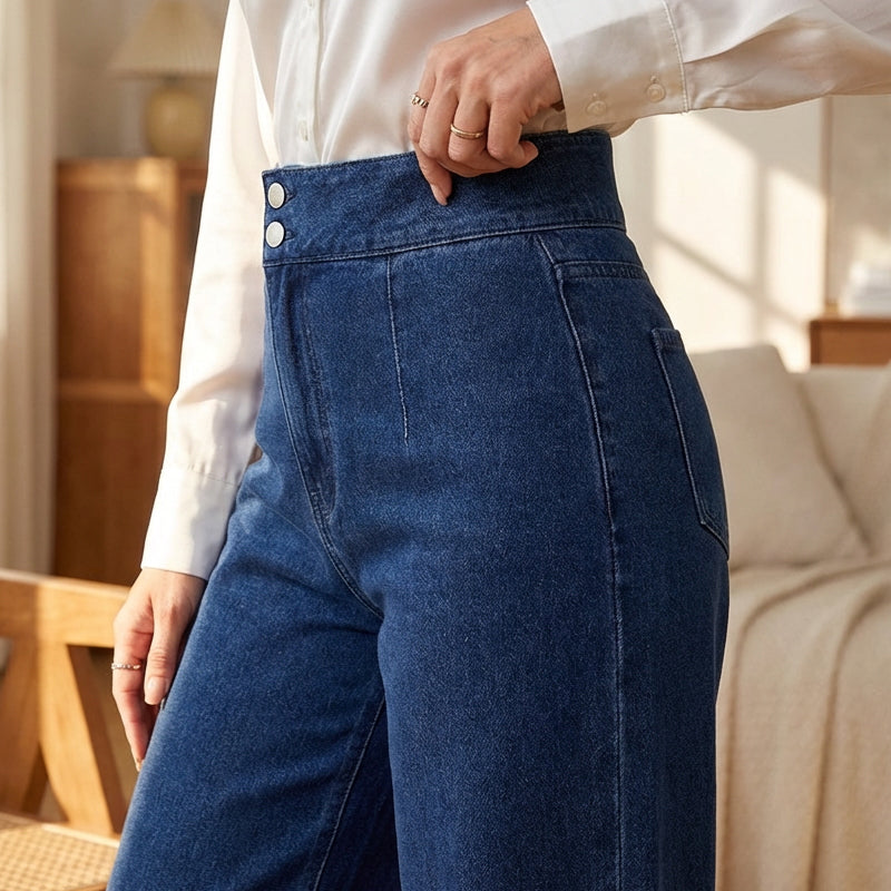 🎁2026 New Arrivals 50% OFF💥Women's High-Waist Wide-Leg Jeans