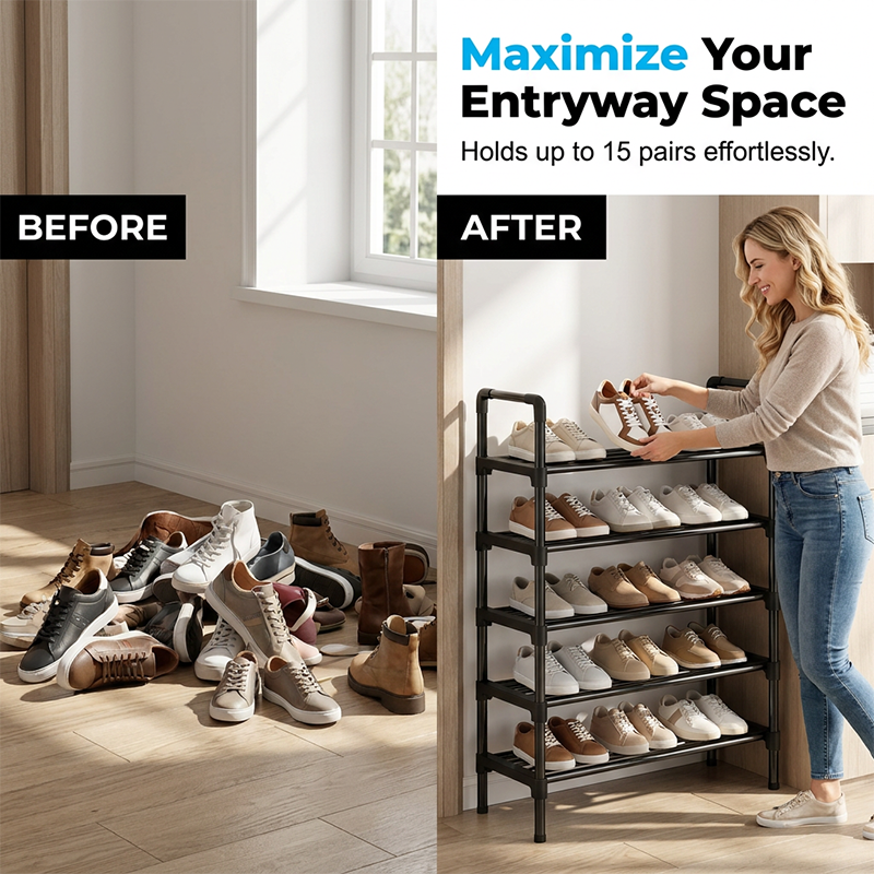 Multi-layer Shoe Storage Shelf