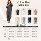 ⌛Limited-Time Offer-Women's Casual Shirt & Wide Leg Pants Set